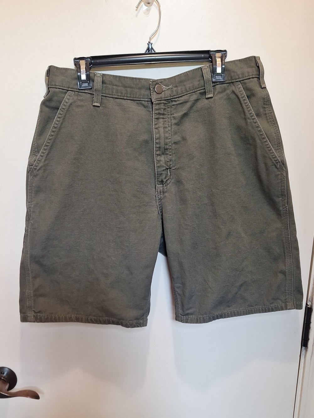 Carhartt Men's Olive Green Work Shorts
